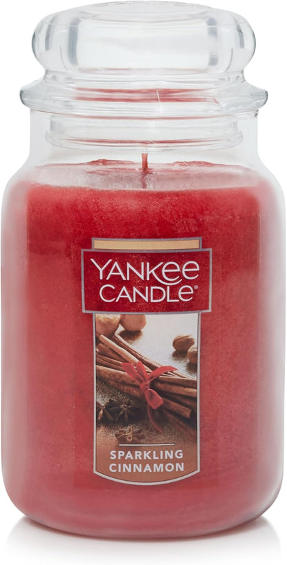 Yankee Candle Scented Candle, Sage & Citrus, Original Large Jar Candle, 110-150 Hours of Burn Time, 22 oz.