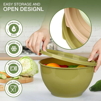 Purilite Select Plastic Mixing Bowl Set