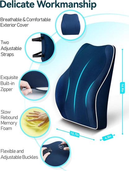 Purilite Select Ergonomic Lumbar Support Cushion
