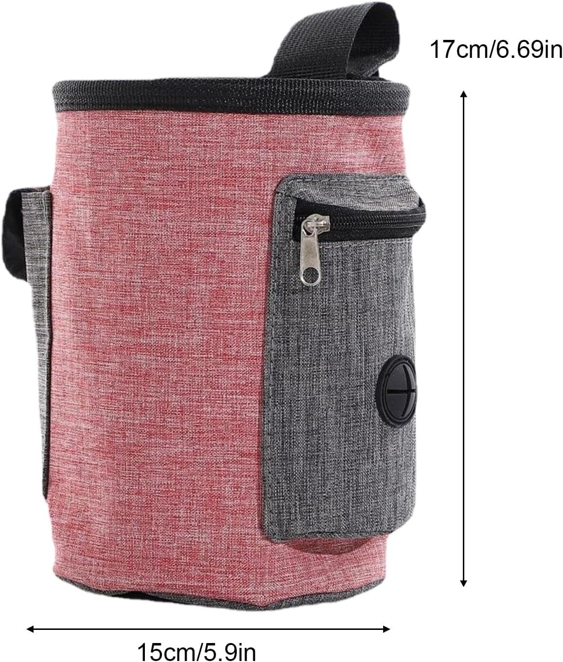 Dog Treat Pouch Bag | Portable Dog Treat Snack Bag Pouch | Dog Treat Carrier Holder, Treat Storage Holder for Travel Dog Walking Puppy Training