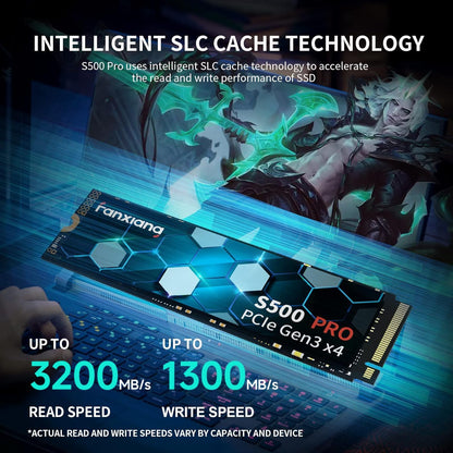 fanxiang S500 Pro M.2 SSD 2TB NVMe 2280 PCIe Gen 3x4 3500MB/s 3D NAND TLC 1200TBW Internal Solid State Hard Drive