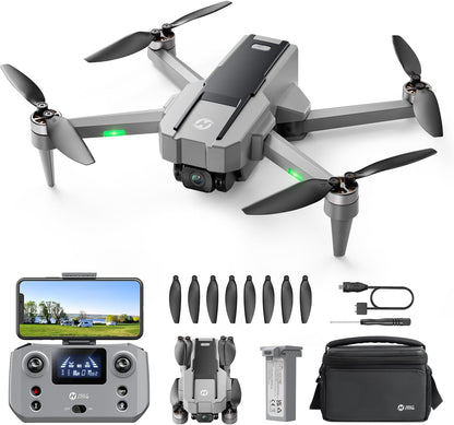Holy Stone HS440G Drones for Adults with Cameras 4k, Under 250g, FPV RC Quadcopter with Brushless Motors, 5GHz Transmission, Auto Return, Follow Me, Waypoints, Foldable Camera Drone Lightweight