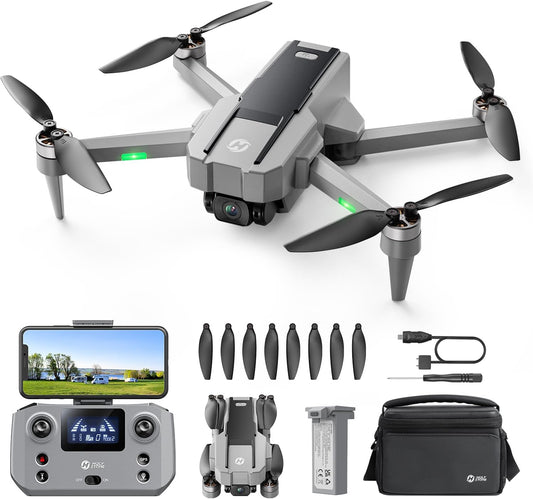 Holy Stone HS440G Drones for Adults with Cameras 4k, Under 250g, FPV RC Quadcopter with Brushless Motors, 5GHz Transmission, Auto Return, Follow Me, Waypoints, Foldable Camera Drone Lightweight