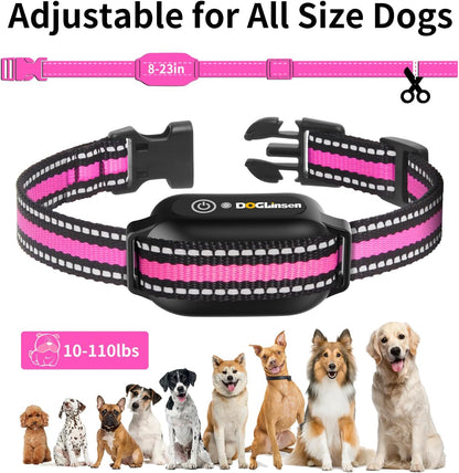 DOGLinsen No Shock Dog Training Collar with Remote 3300ft Range, Vibrating Dog Collar, Vibration Collar for Small Medium Large Dogs, 9 Style Tones and Vibration Collar