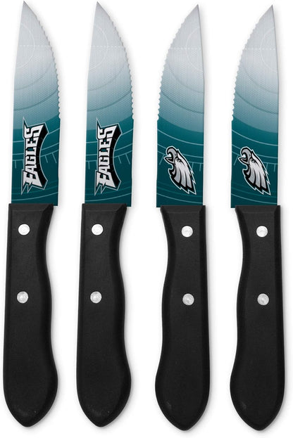 The Sports Vault by Inglasco NFL Chicago Bears Steak Knives
