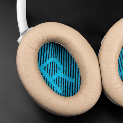 SoloWIT Earpads Cushions for Bose Headphones, Replacement Ear Pads for Bose QuietComfort 15 QC15 QC25 QC2 QC35/Ae2 Ae2i Ae2w/SoundTrue & SoundLink Around-Ear Series - QC25 PL Black&Blue