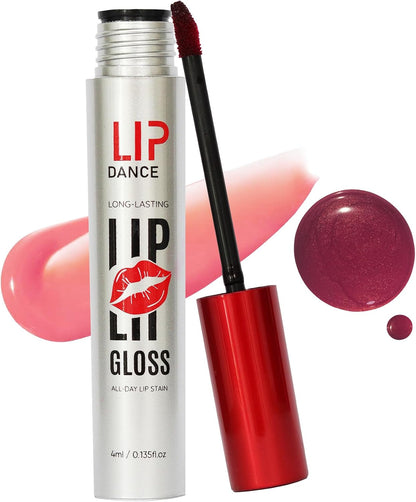 Long-Lasting Lip Stain Set with Peel Off Lip Stain#01 Pink