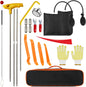 Portable Car Tool Set, 22 Pieces, Stainless Steel Auto Body Repair Kit
