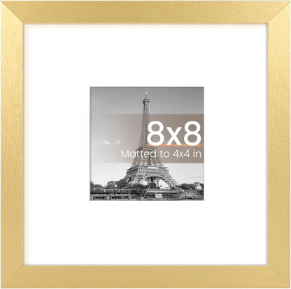 upsimples 11x14 Picture Frame, Display Pictures 8x10 with Mat or 11x14 Without Mat, Wall Hanging Photo Frames, Black
