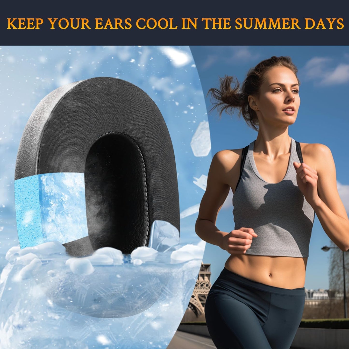 SOULWIT Replacement Earpads for Skullcandy Hesh 3/ANC/Evo & Crusher Wireless/ANC/Evo & Venue ANC Over-Ear Headphones, Ear Pads Cushions with Noise Isolation Foam - Hesh3 PL Black