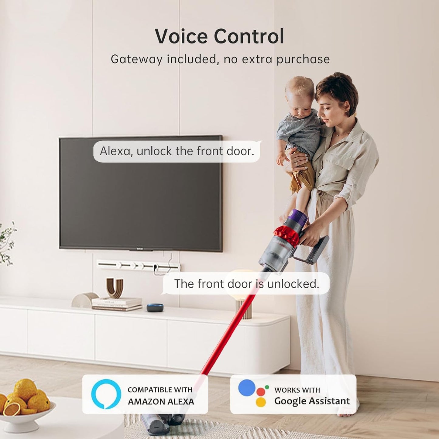 Hornbill Smart WiFi Front Door Lock: Keyless Entry Fingerprint Deadbolt - Alexa Bluetooth Electronic Keypad Door Locks for House Apartment Auto Lock Smart Life APP Remote Control - Black