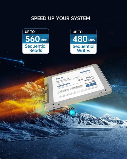 Fikwot FX815 1TB SSD, 2.5" SATA SSD, Internal Solid State Drive, Up to 560MB/s, Compatible with Laptop & PC Desktop