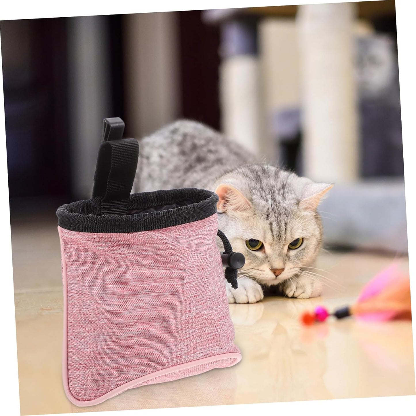 VERDANVERSE Dog Treat Pouch for Outdoor Walks Kibble Pouch Pet Treat Training Snack Bag