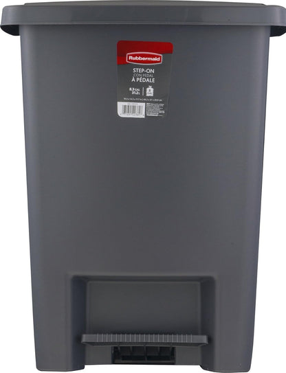 Rubbermaid 31.2L Step on Wastebasket (FG284187CYLND)