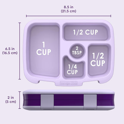Bentgo Kids Prints Leak-Proof, 5-Compartment Bento-Style Kids Lunch Box - Ideal Portion Sizes for Ages 3 to 7 - BPA-Free, Dishwasher Safe, Food-Safe Materials - 2021 Collection (Llamas)