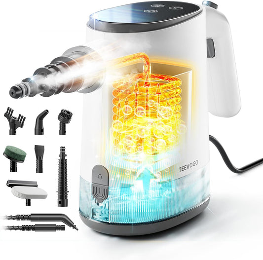 Handheld Steam Cleaner for Home, 3s Instant Heat Pressurized Steamer
