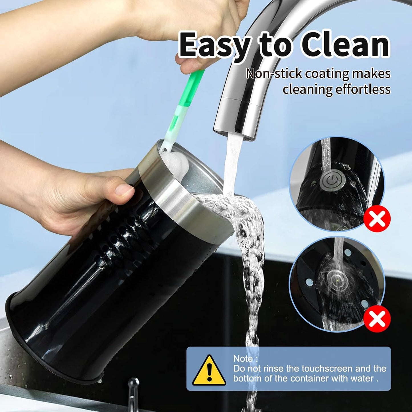 4 in 1 Electric Milk Frother: 10oz/350 mL Large Capacity Electric Milk Steamer for Hot and Cold Milk Froth - Automatic Milk Frother & Warmer for Latte, Cappuccinos, Macchiato, Hot Chocolate
