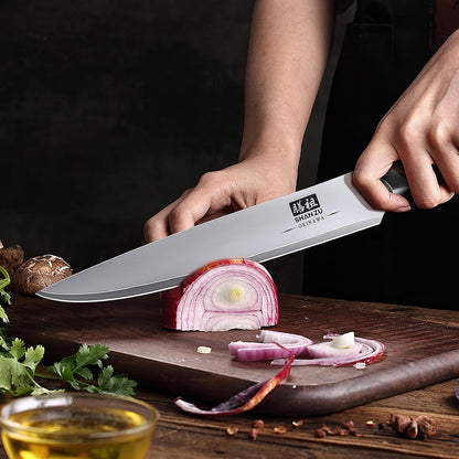 SHAN ZU Fillet Knife 7 inch, Razor Sharp Boning Knife for Meat in 10Cr15Mov Japanese High Carbon Steel Fish Knife, Professional Kitchen with Flexible Blade and Ergonomic Pakkawood Handle