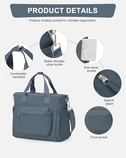 Lunch Bag Insulated Lunch Box Leakproof Lunch Tote Bags for Women Men,Portable Thermal Cooler Bag Lunch Containers with Shoulder Strap for Work, Family, Picnic, School, Outdoor,BBQ C2-Pinkpurple