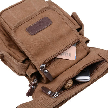 Motorcycle Drop Leg Bag Nylon Waist Pack for Men Women Travel Hiking Tactical Cycling Bike Ride Riding Crossbody Shoulder Fanny Pouch