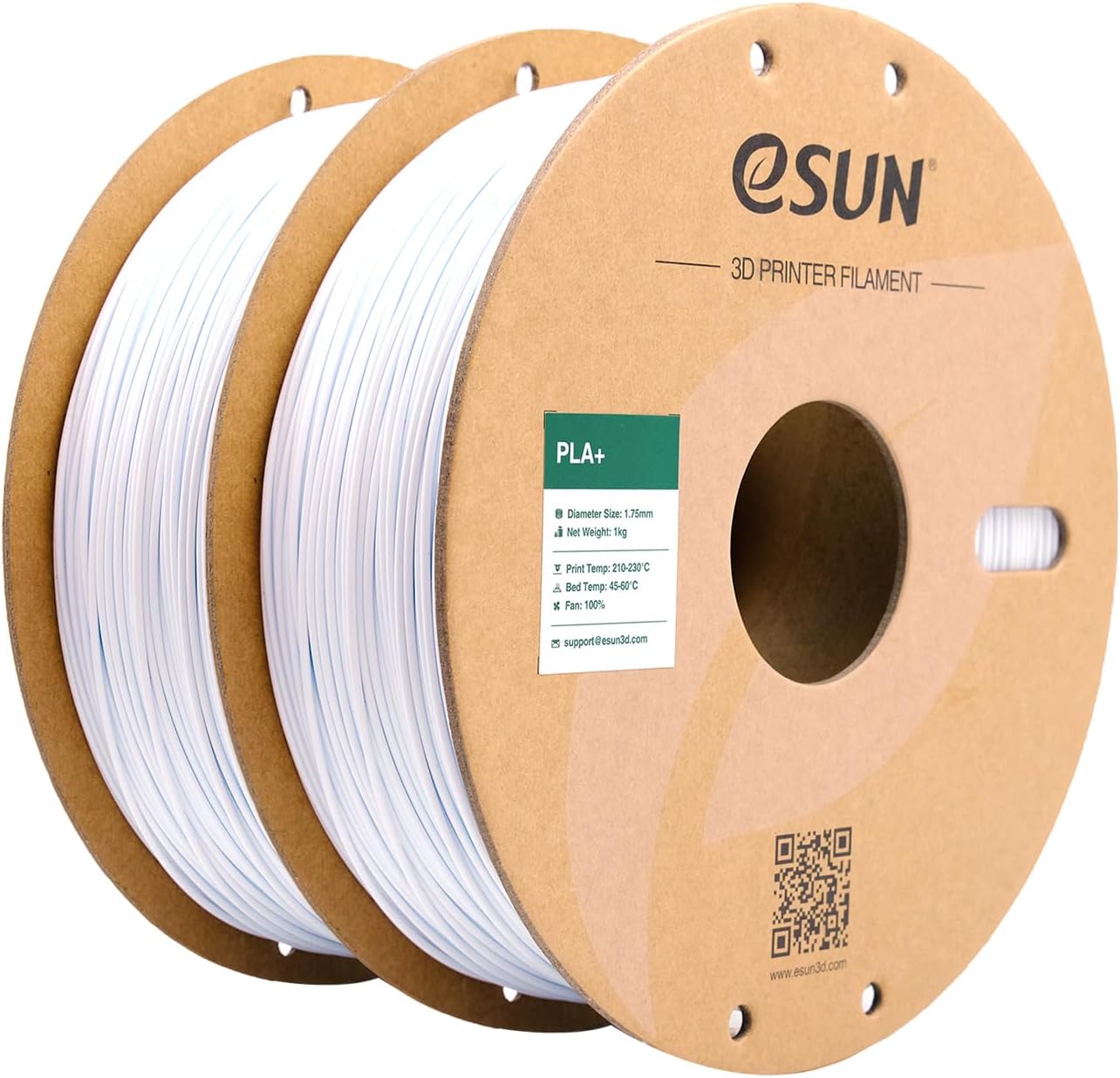eSUN PLA Plus Filament 1.75mm, PLA Pro PLA+ 3D Printer Filament, Dimensional Accuracy +/- 0.03mm, 2.2 LBS (1KG) Spool 3D Printing Consumables for Most FDM 3D Printers, Black