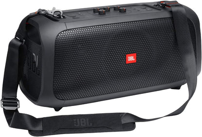 JBL PartyBox On-The-Go Essential - Portable Party Speaker with Built-in Lights and Wireless mic, Amazing JBL Pro Sound, IPX4 splashproof Protection, 6 Hours of Playtime, Convenient Shoulder Strap