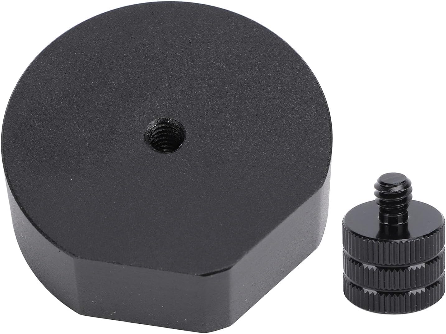 EVGATSAUTO Satellite Antennas Tiv Adapter Robust Aluminum Mount Ideal RV Trailer Exchange (Black)