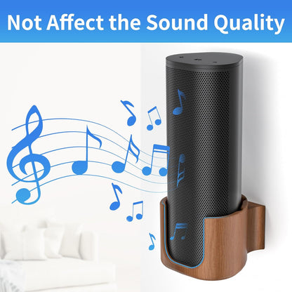 Sturdy Speaker Wall Mount for Sonos Roam 2, Roam SL - Space Saving Bracket Easy to Install, White