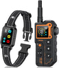 AI Dog Shock Collar (10-120Lbs) - 3300FT Dog Training Collar with Remote, IPX7 Waterproof Collar with Beep, Vibration, Safe Shock for Large Medium Small Dogs, Keypad Lock and Flashing Light