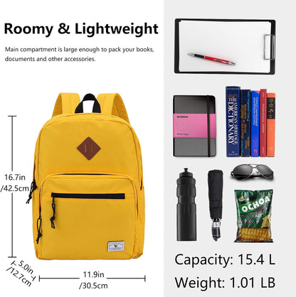 School Backpack for Kids,Lightweight Water Resistant Work Travel Backpack for Women Men Teens VONXURY
