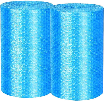 Bubble Cushioning Wrap Rolls 2-Pack,Easy to Tear Small Bubble Thicker & Durable for Packing Delivering & Moving Perforated every 12in 12 Inchx72 Feet Total (white),MR011902