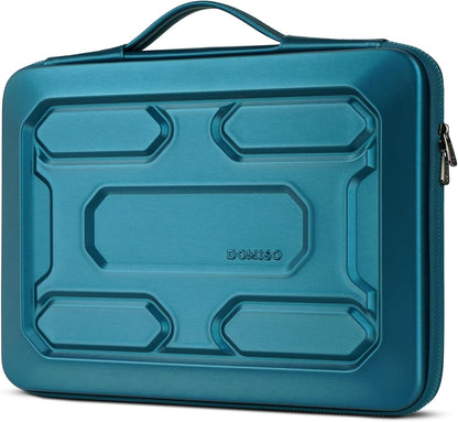DOMISO 15.6 inch Laptop Sleeve with Handle Protective Shockproof Waterproof EVA Case for 15.6" Yoga 720 IdeaPad 310 320 ThinkPad T570/Legion 5 Gen 6/HP Envy 15/15.6" Notebooks, Dark Blue