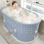 TORIBIO Foldable Bathtub for Adults, Portable Soaking Tub for Home & Travel