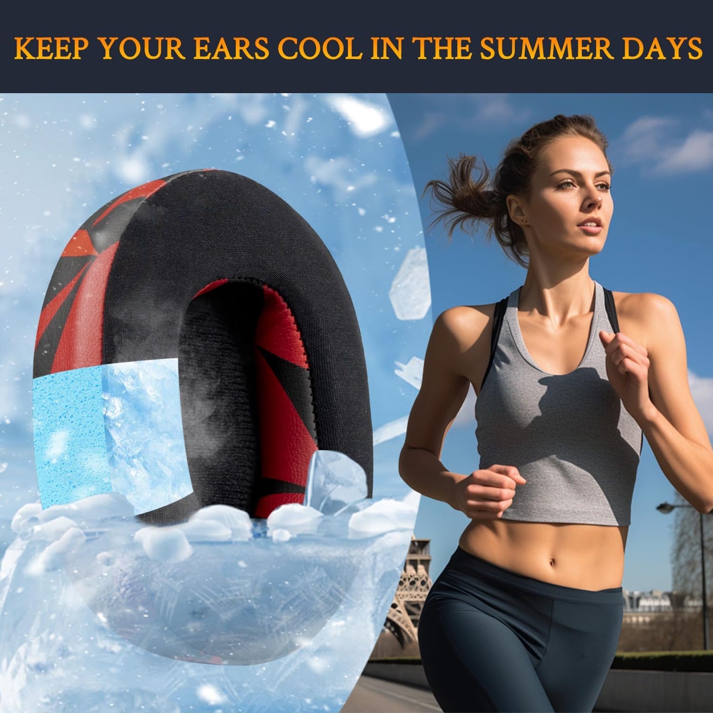 SOULWIT Replacement Earpads for Skullcandy Hesh 3/ANC/Evo & Crusher Wireless/ANC/Evo & Venue ANC Over-Ear Headphones, Ear Pads Cushions with Noise Isolation Foam - Hesh3 PL Black