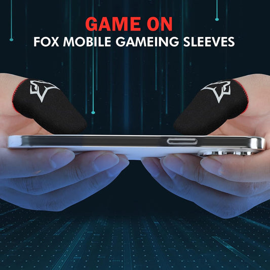 Mobile Phone Game Finger Sleeves [6pcs], Anti-Sweat Breathable,Gaming Sleeve,Thumbs Finger Gloves Cover Sleeve for League of Legend, PUBG, Rules of Survival, Knives Out (Black [Carbon Fibre]) - PuriLite