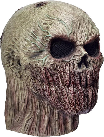 TAUXBLO Scary Halloween Zombie Mask Realistic Horror Mask Novelty Costume Party Latex Full Head Mask Creepy Cosplay Props