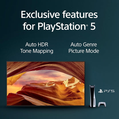 Sony 65 inch X77L LED 4K Ultra HD HDR Smart Google TV with Google Assistant and Exclusive Features for PlayStation 5 (KD65X77L) - 2023 Model