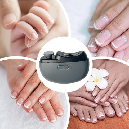 Electric Nail Clippers,Nail Shiner Polisher Device | Safety Fingernail Trimmer, Safety Fingernail Cutter, Rechargeable Scissors with Light for Adults