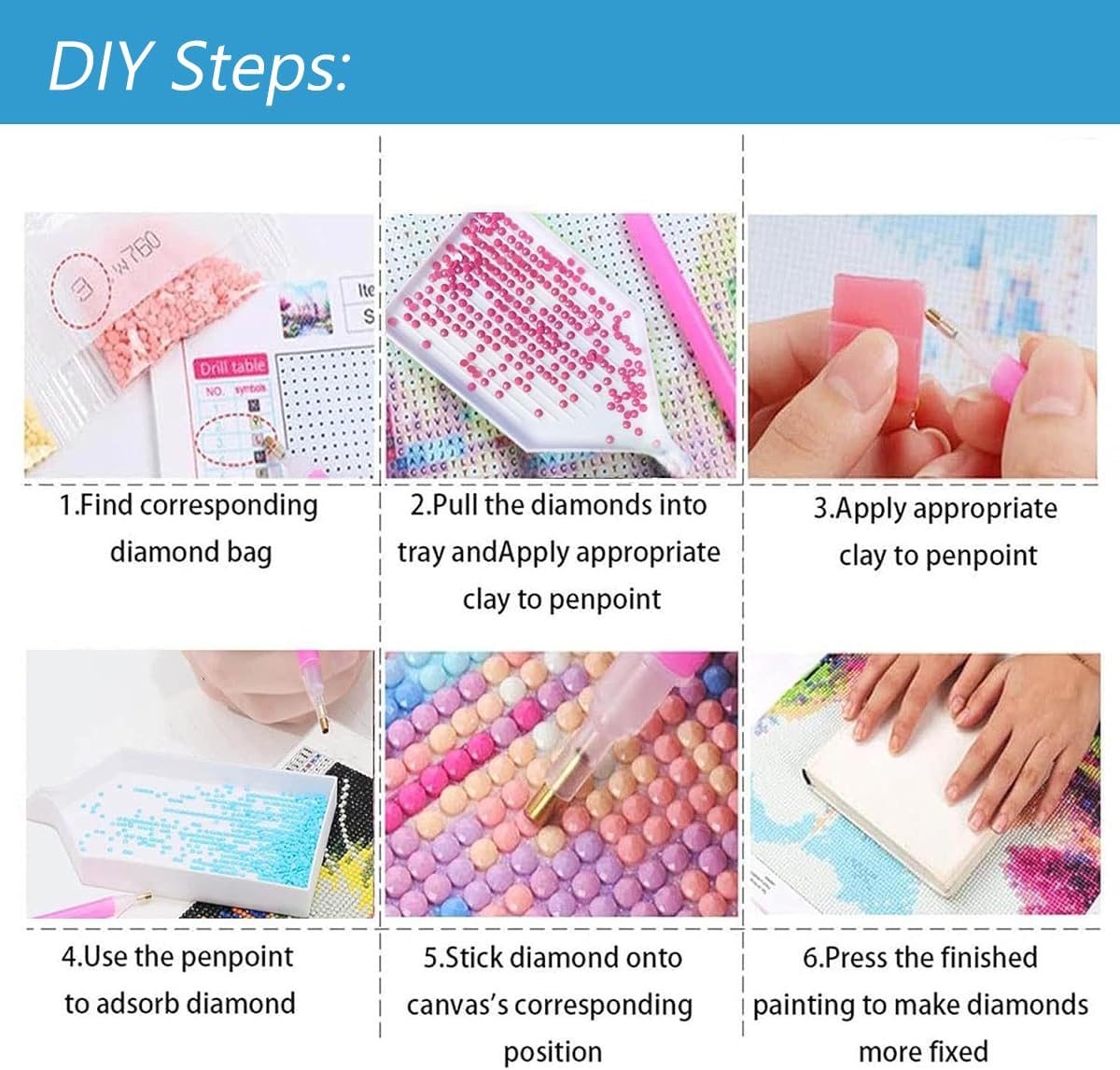Purilite Select Diamond Painting Kit for Adults