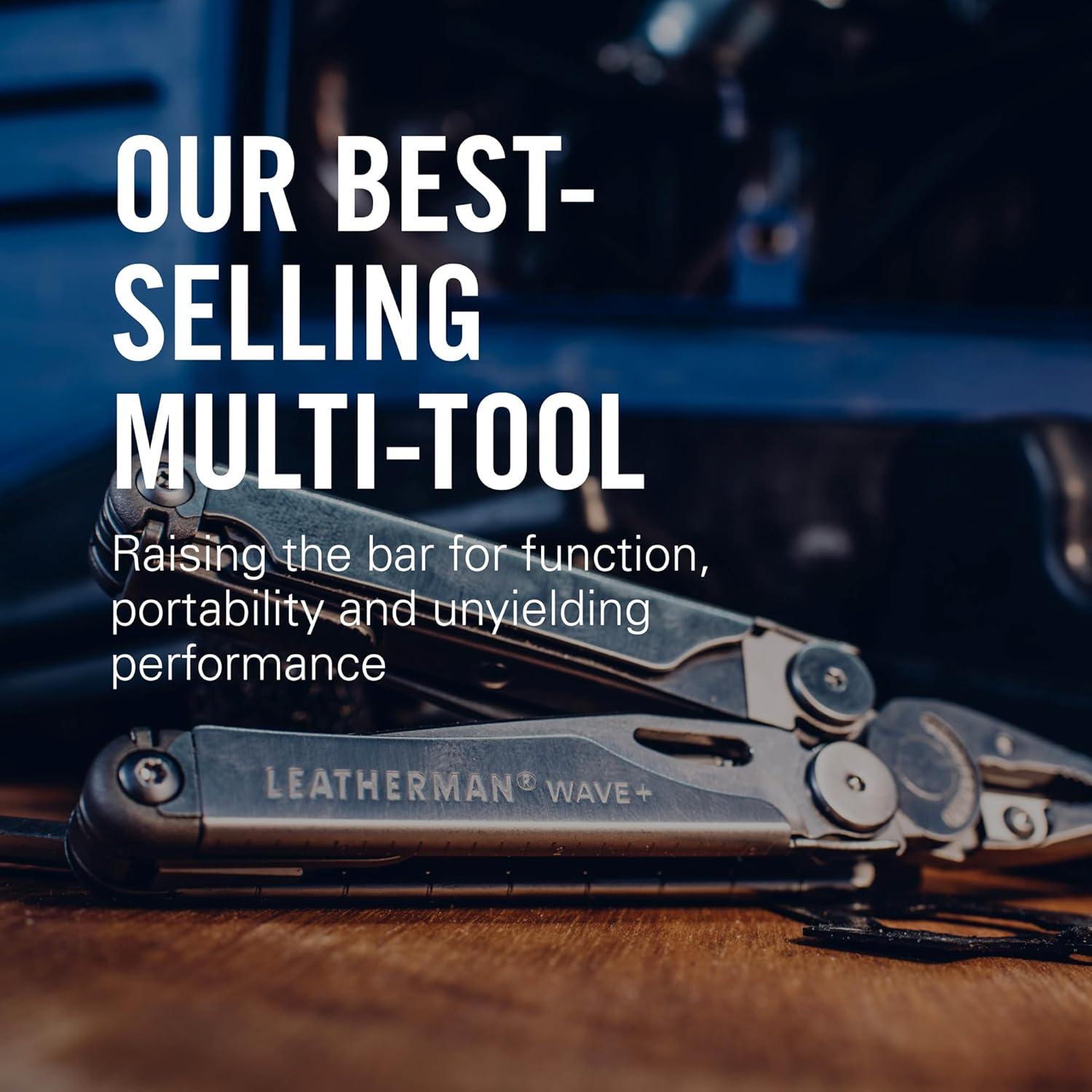 LEATHERMAN Wave+ 18-in-1 Full-Size Multi-Tool – Stainless Steel EDC Tool for DIY, Home Repair, Garden & Outdoor Use – Compact, Durable, Everyday Carry Multitool - PuriLite