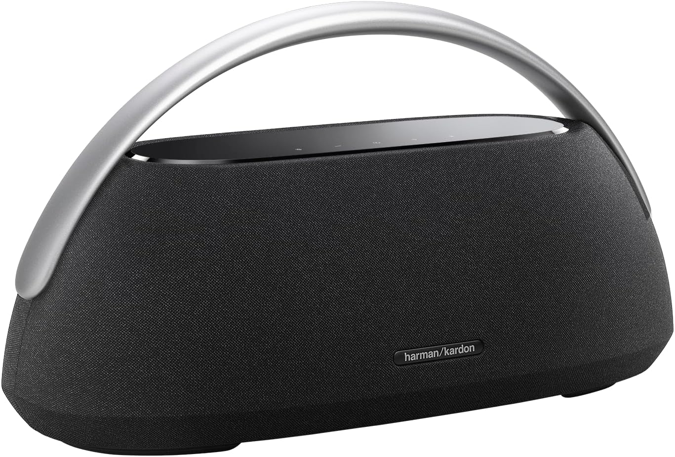 Harman Kardon Go + Play 3 - Portable Bluetooth Speaker with Aluminum Handle & USB Charging Port - Black