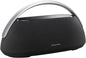 Harman Kardon Go + Play 3 - Portable Bluetooth Speaker with Aluminum Handle & USB Charging Port - Black