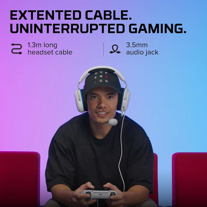 HyperX Cloud Stinger 2 Core – PC Gaming Headset, Lightweight Over-Ear Headset with mic, Swivel-to-Mute mic Function, DTS Headphone:X Spatial Audio, 40mm Drivers,Black