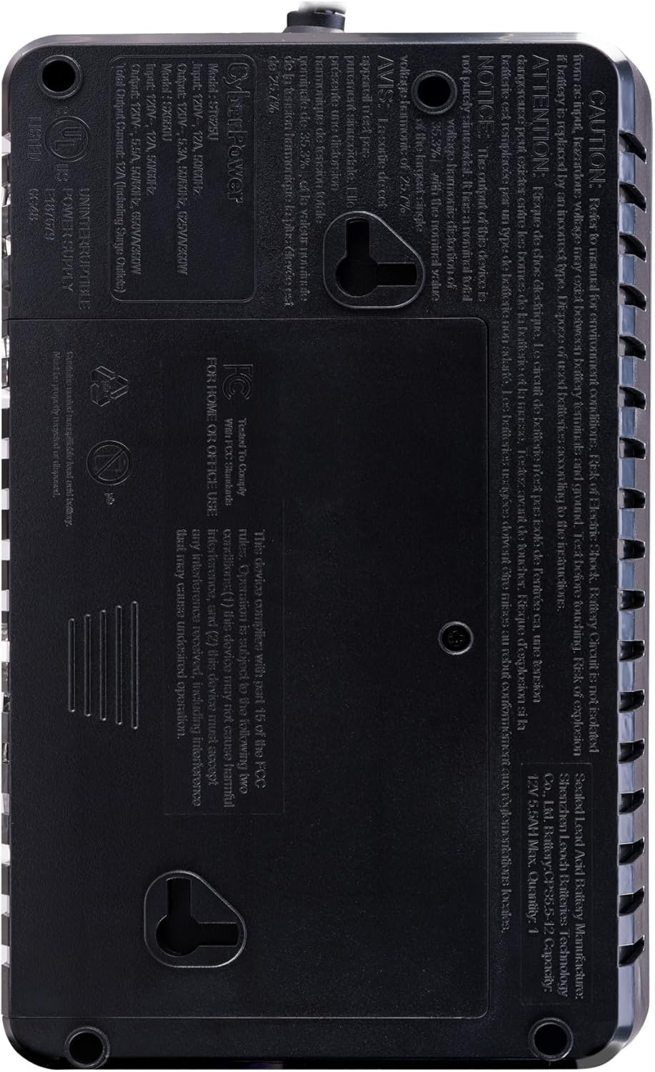 CyberPower ST425 Standby UPS System, 425VA/260W, 8 Outlets, Compact