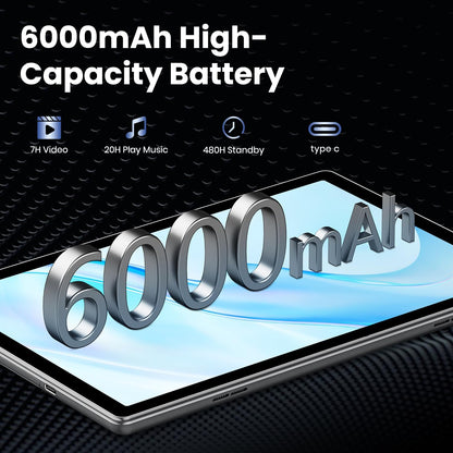 2025 Android Tablet, 10.1 Inch Android 14 Tablet Octa-Core, 12GB RAM+64GB ROM 1TB Expand, 2+8MP Camera, BT5, Tablets PC 2.4/5G WiFi 6,1080 IPS FHD Screen, Tablets Android Gifts for Men Women