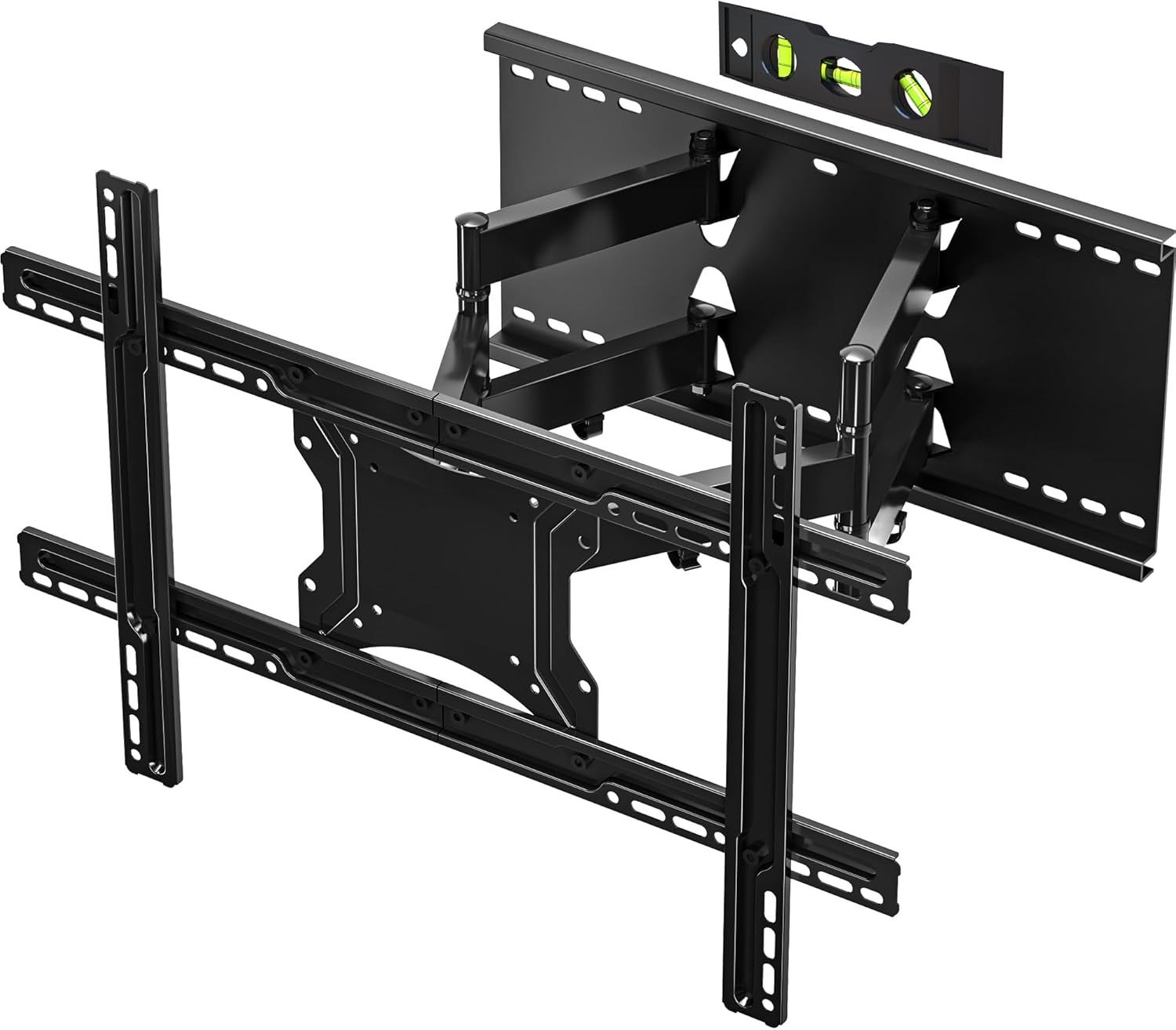 BONTEC TV Wall Mount with Extra Long Articulated Arm for 32-75 Inch TVs, 32.7” Extension, Holds Up to 132lbs, Full Motion Dual Arm Bracket with Tilt, Swivel & Level Adjustment, Max VESA 600x400mm - PuriLite