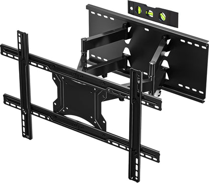 BONTEC TV Wall Mount with Extra Long Articulated Arm for 32-75 Inch TVs, 32.7” Extension, Holds Up to 132lbs, Full Motion Dual Arm Bracket with Tilt, Swivel & Level Adjustment, Max VESA 600x400mm - PuriLite