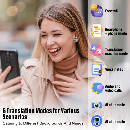 Purilite Select AI Language Translator Earbuds