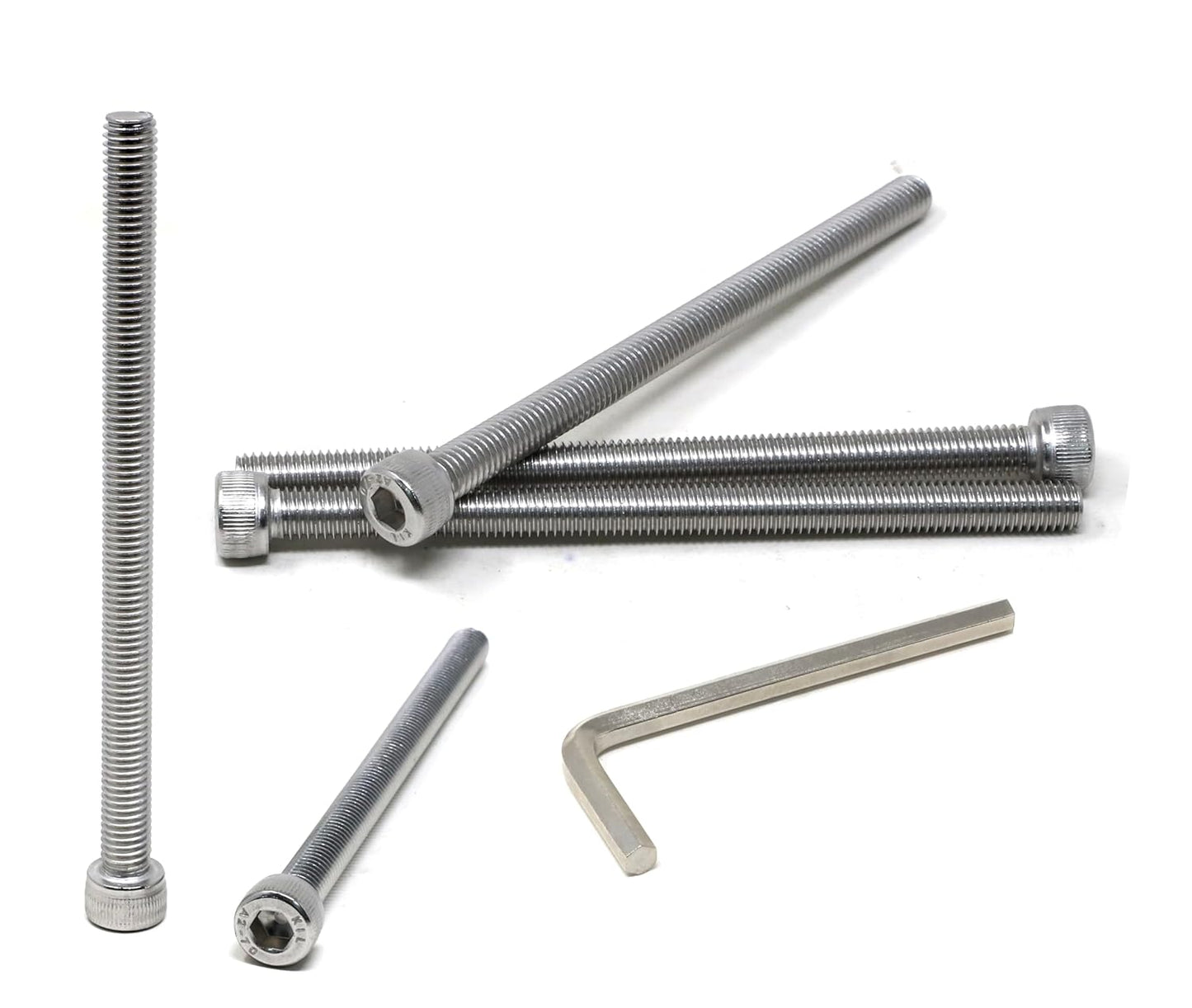 iexcell 25 Pcs M6 x 20mm Thread Pitch 1 mm Stainless Steel 304 Hex Socket Head Cap Screws Bolts Kit