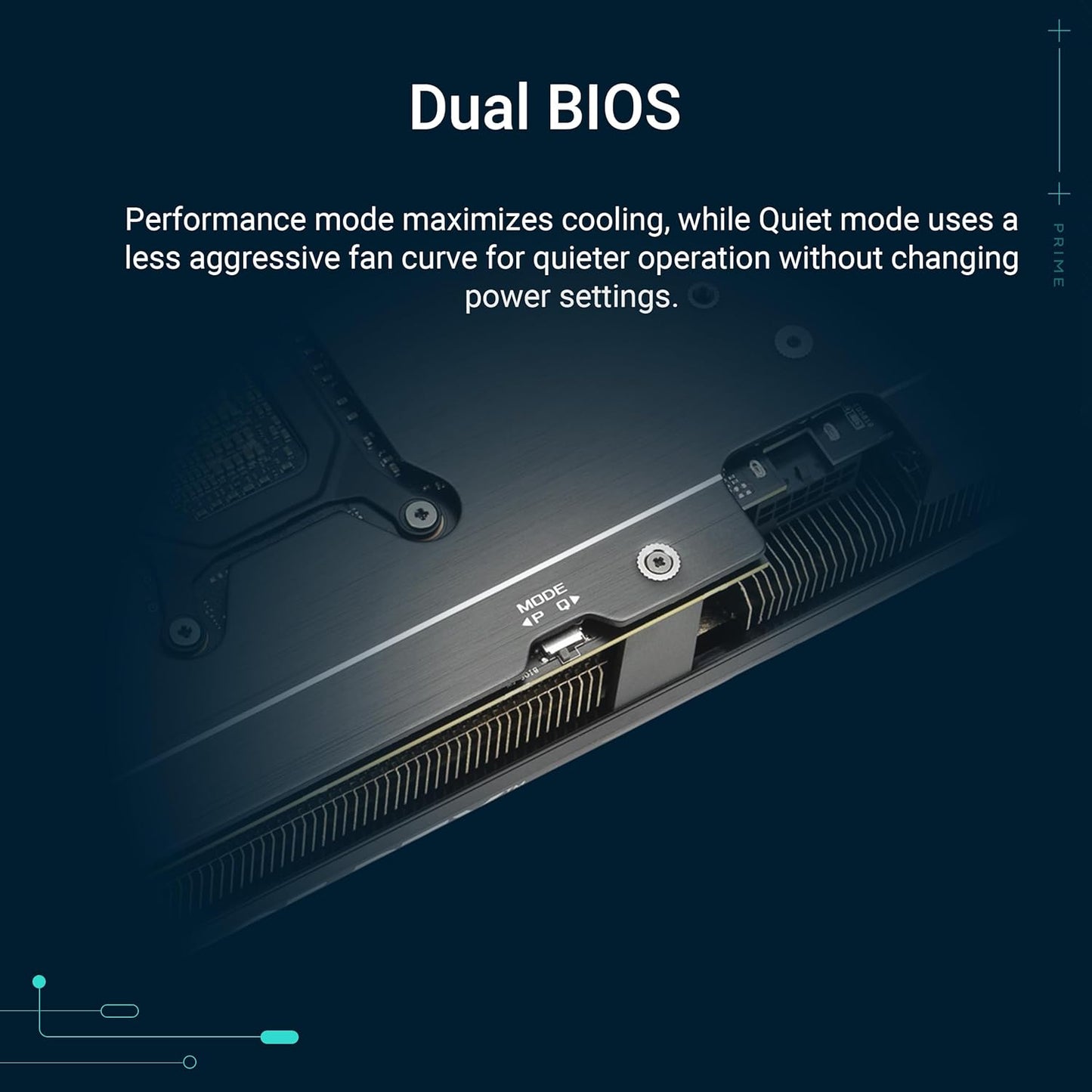The SFF-Ready ASUS Prime GeForce RTX™ 5070 12GB GDDR7 Graphics Card (PCIe® 5.0, 12GB GDDR7, HDMI®/DP 2.1, 2.5-Slot, Axial-tech Fans, Dual BIOS)
